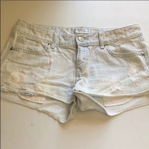 Express cut off Jean shorts